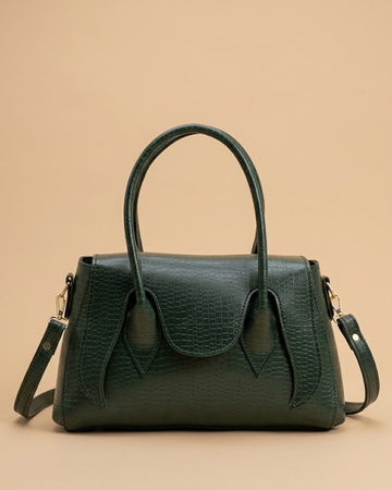 Seren Tote Satchel Handbag for Women – Olive Green