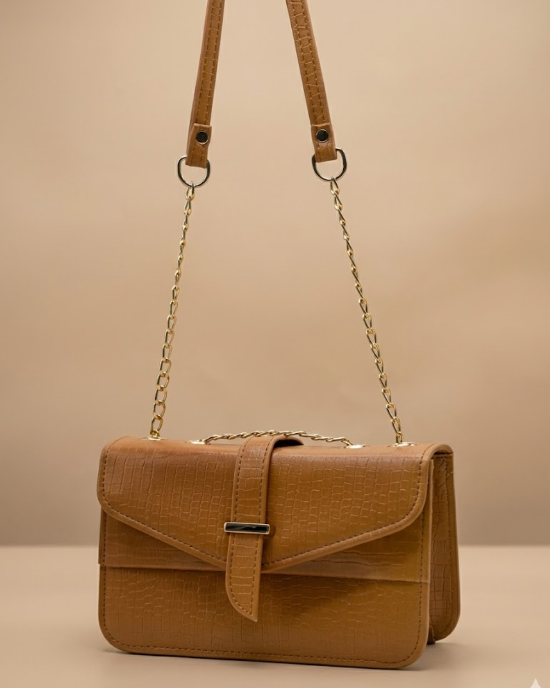 Stylisha Crossbody chain Bag - Tang
