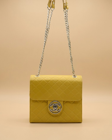 Trendy Chain Stylish Bag Yellow