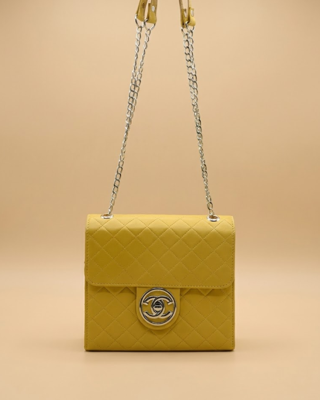 Trendy Chain Stylish Bag Yellow