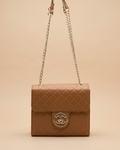 Trendy Chain Stylish Bag Brown