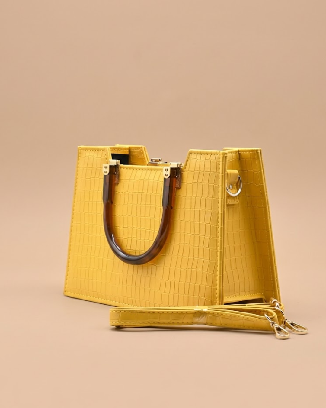 Atek - Cross Body Bag - Yellow