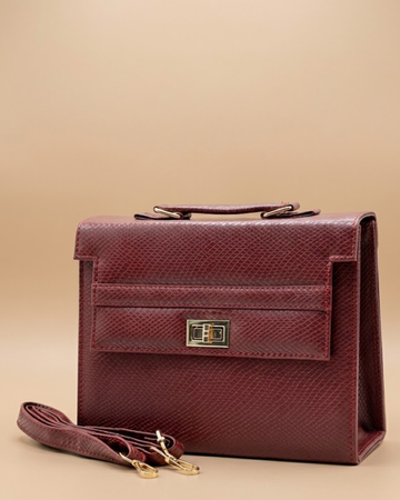 Claire Handbag For Women - Maroon