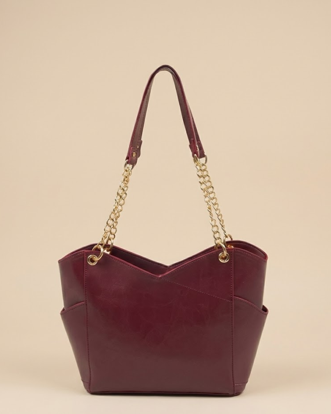Glamor Tote Bag - Maroon