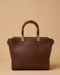 Gracea Tote Bag - Dark Brown
