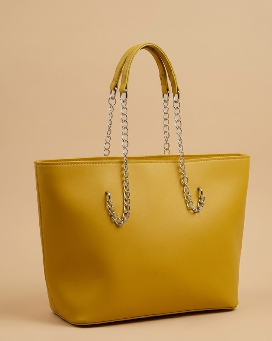 Large Capacity Tote Bag - Yellow