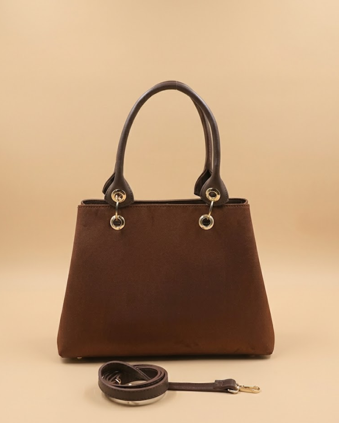 Modish Tote Bag - Dark Brown