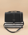Multi Color Crossbody Bag- Black & White
