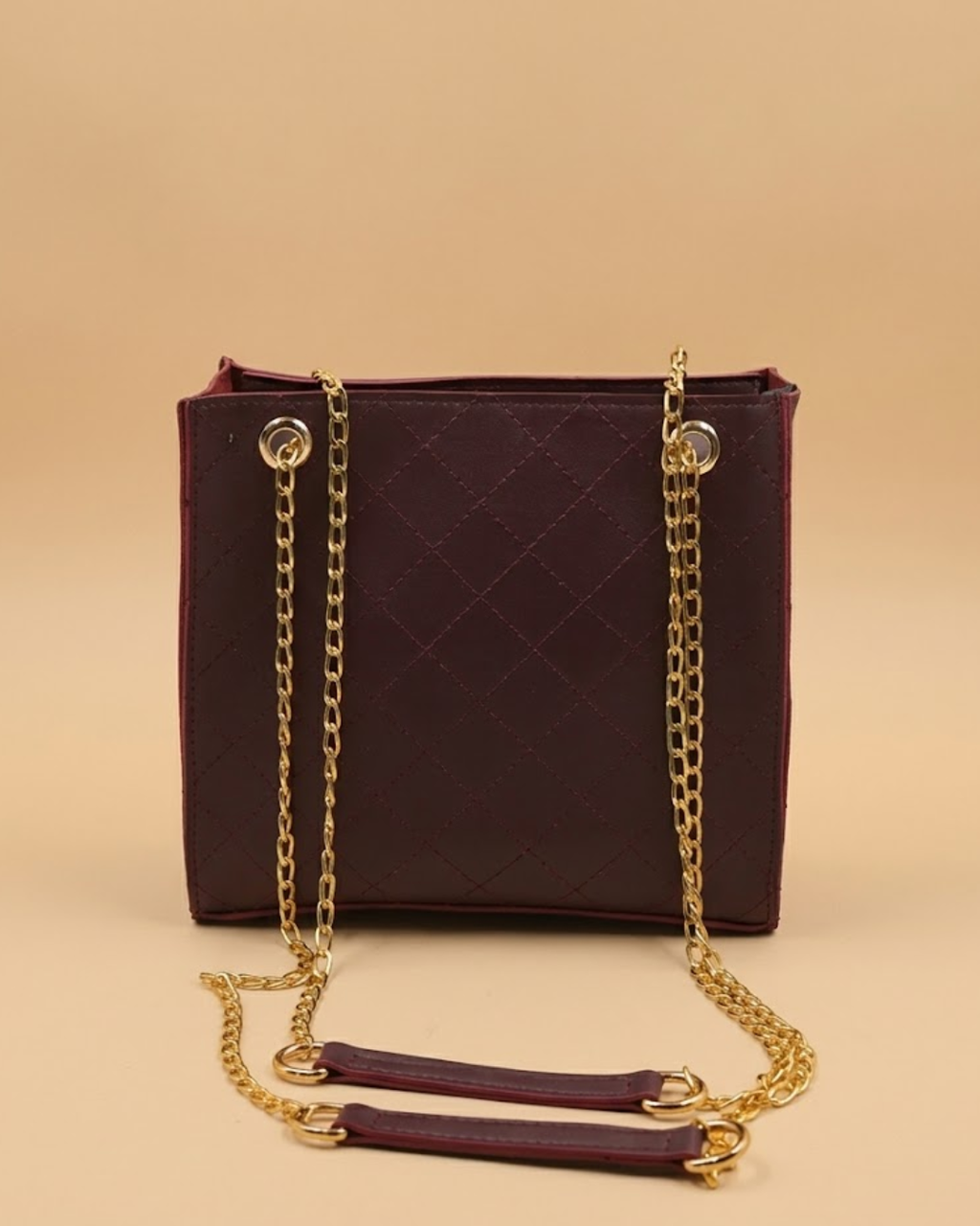 Regalia long chain crossbody Bag - Maroon