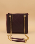 Regalia long chain crossbody Bag - Maroon