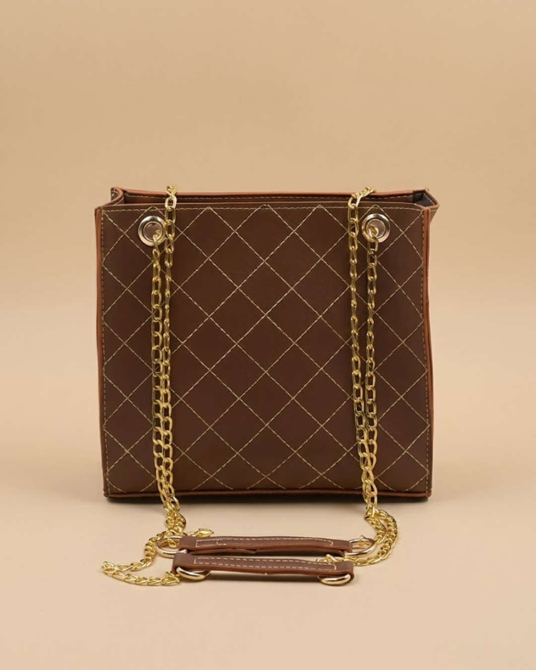 Regalia long chain crossbody Bag - Brown