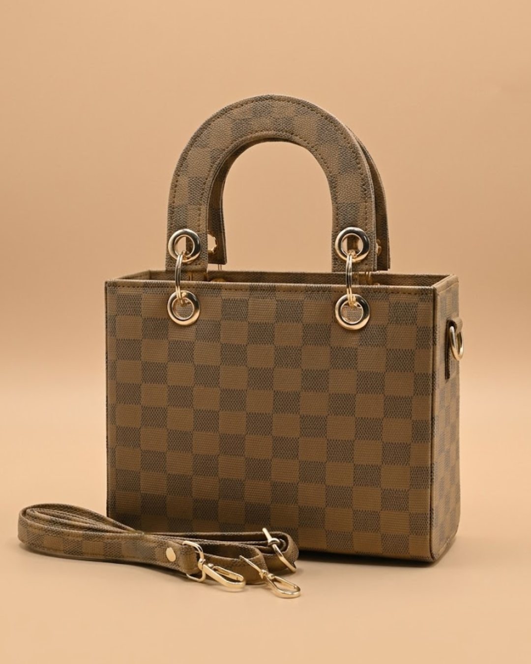 Checker Mini Crossbody Bag - Skin