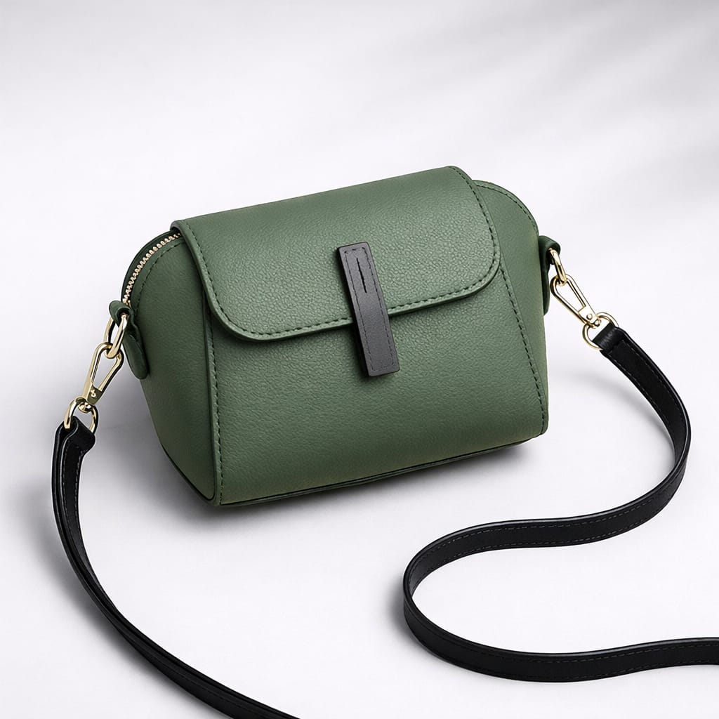 Mini Cross Body Bag - Olive Green