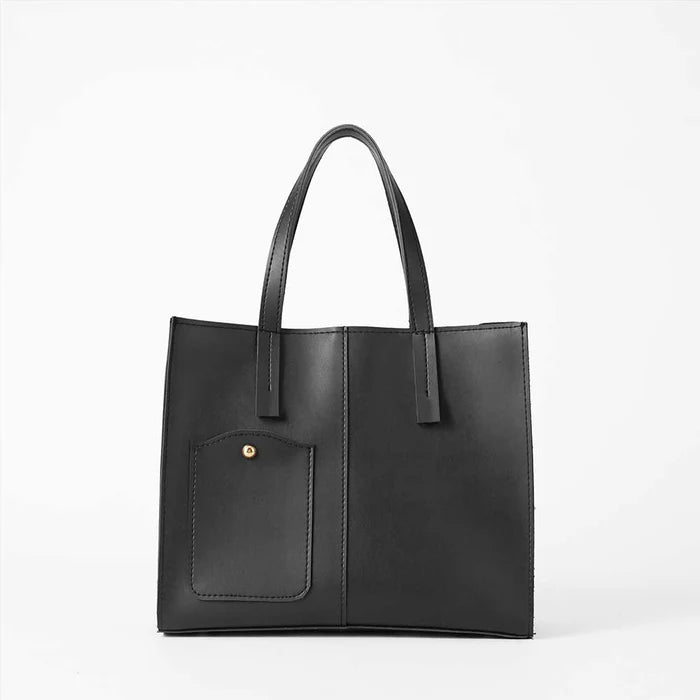 Modern Pocket Tote Black