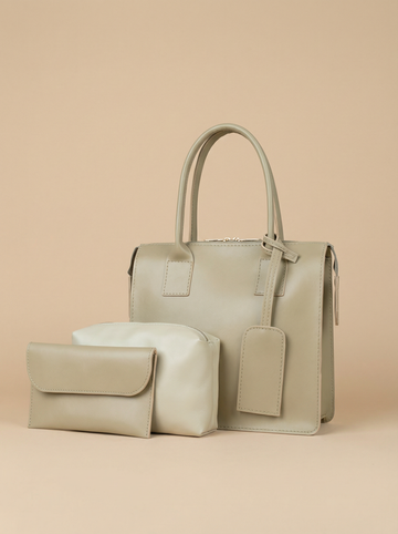 Clever set of 3 Bag Beige