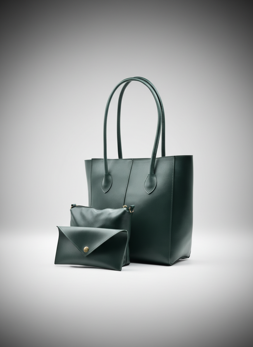 Adele - Hand Bag - Greenish