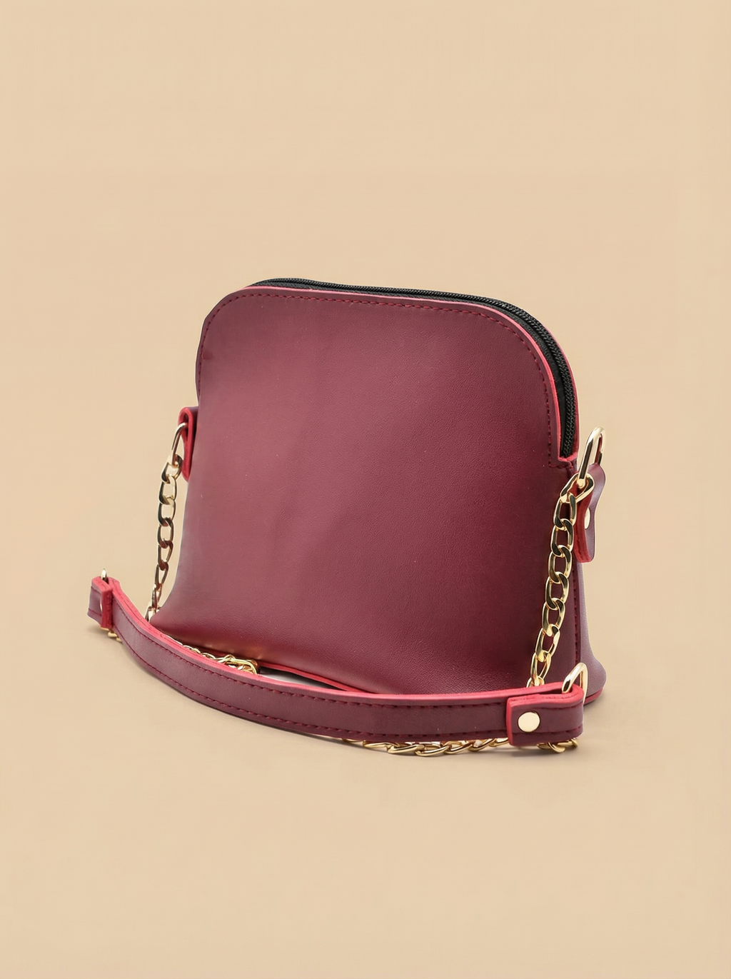 Christ crossbody chain Hand Bag - Mehroon