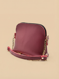Christ crossbody chain Hand Bag - Mehroon