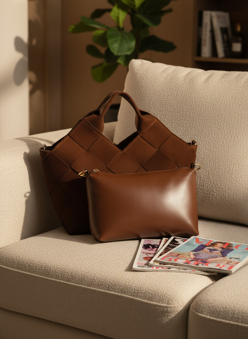 Acer Cross Body Bag - Brown