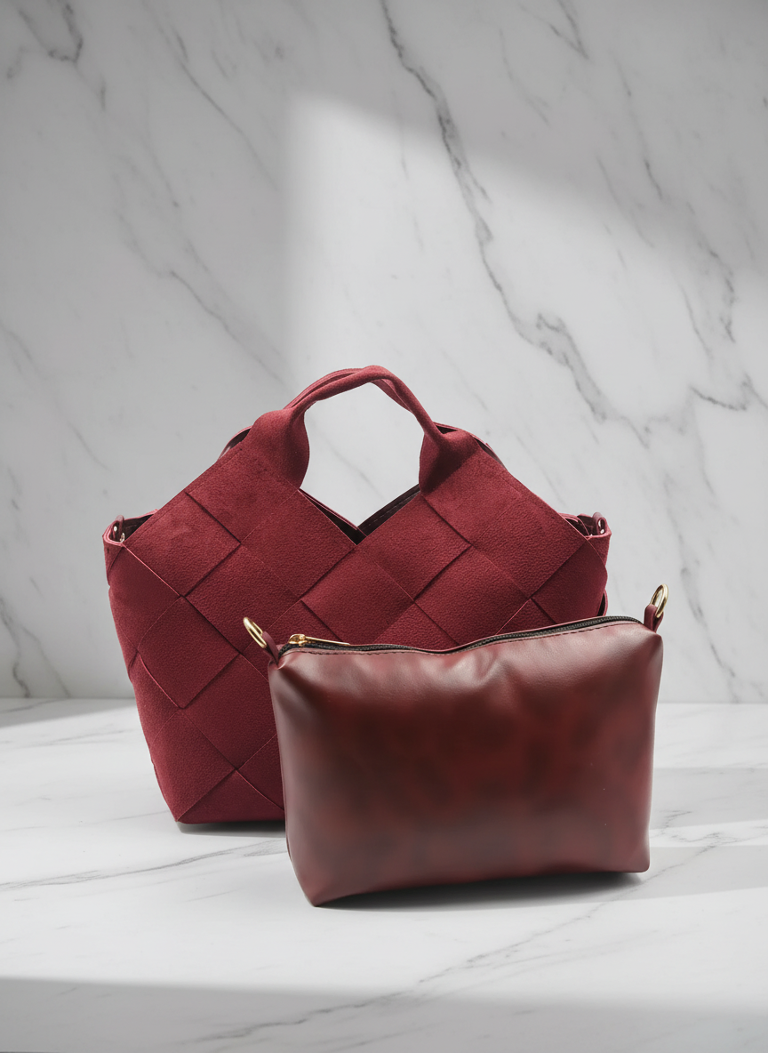 Acer Cross Body Bag - Mehroon