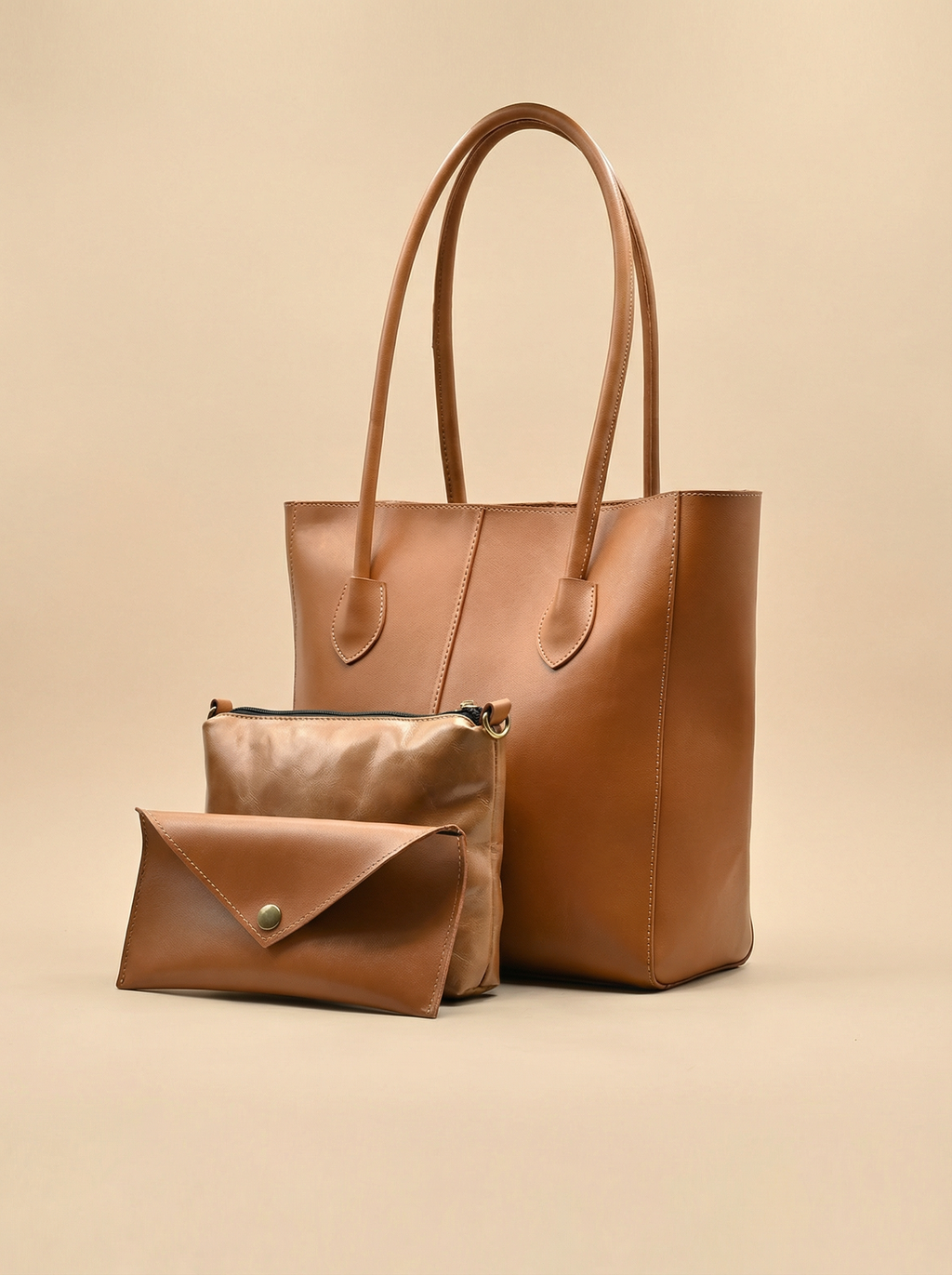 Adele - Hand Bag - Brown