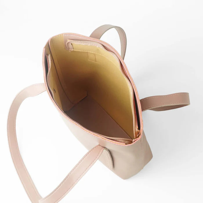 Grace Trio Handbag Set of 3 Peach